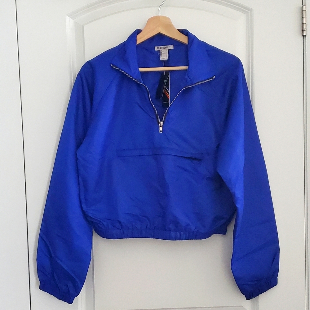 Active Anorak Kangaroo pocket, Blue, small
